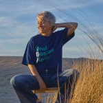 T-shirt marine/vert "Real"