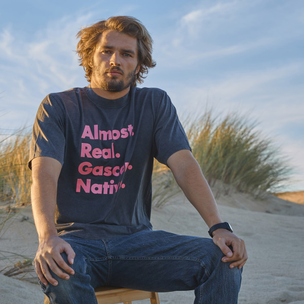 T-shirt anthracite/rose "Almost"