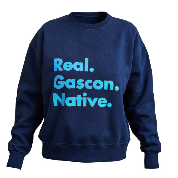 Sweat-shirt marine/bleu "Real"