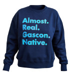 Sweat-shirt marine/bleu "Almost"