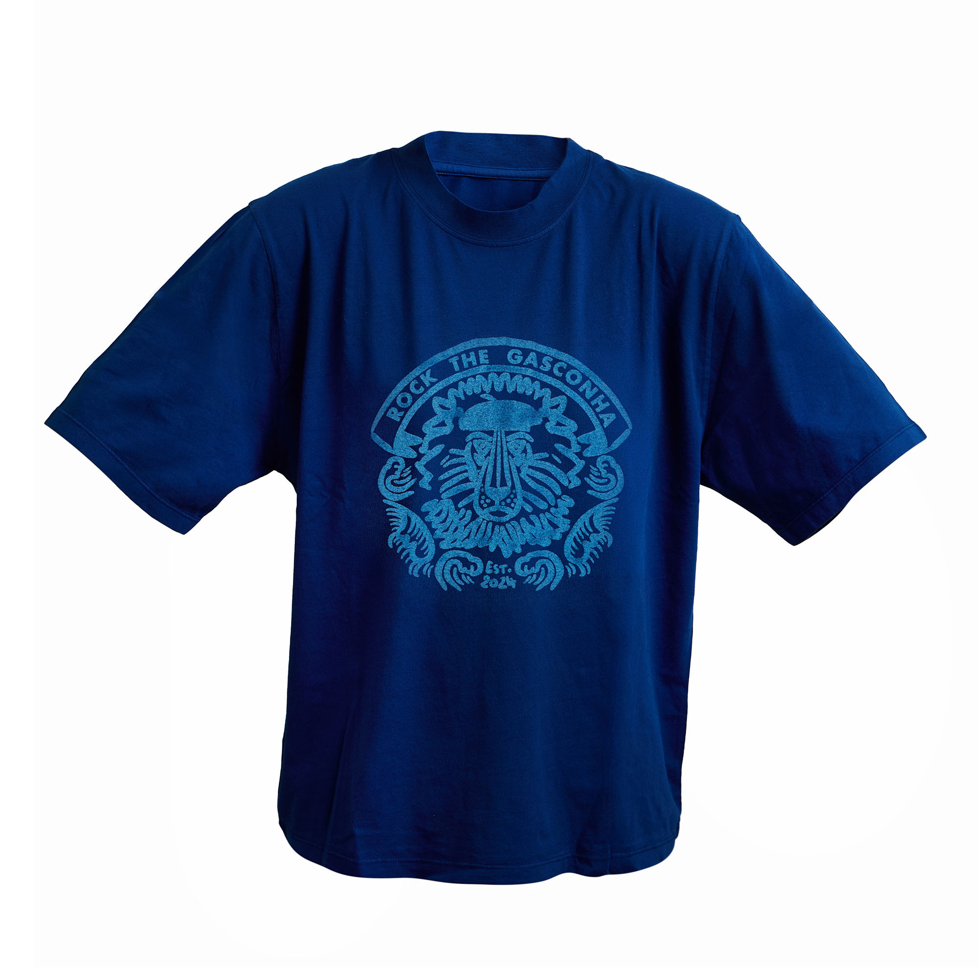 T-shirt Lion bleu