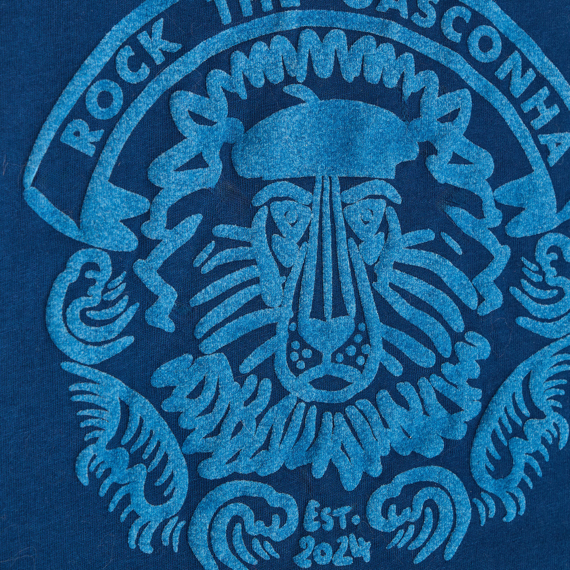 T-shirt Lion bleu