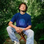 T-shirt Lion bleu